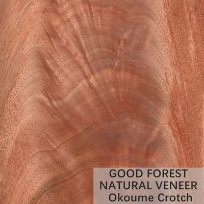 Triplex van het Okumen paste het Natuurlijke Houten Vernisje 0,18 - 0.55mm Dikte aan