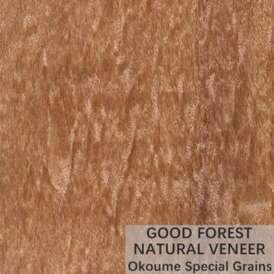 Triplex van het Okumen paste het Natuurlijke Houten Vernisje 0,18 - 0.55mm Dikte aan