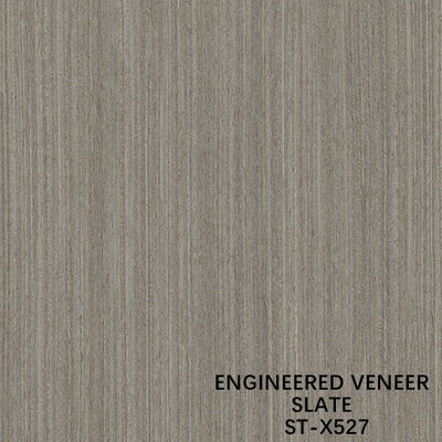 Luim Opnieuw samengestelde de Okkernootx527 Donkere Grey Fineline Straight Grain For Binnenlandse Deuren van het Lei Houten Vernisje van Goede Kwaliteit