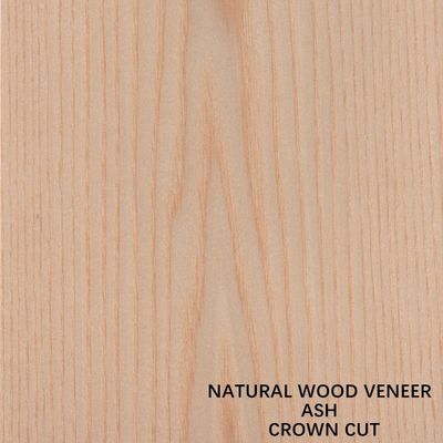 Natuurlijke as hout fineer plat gesneden kroon graan voor kabinet gezicht