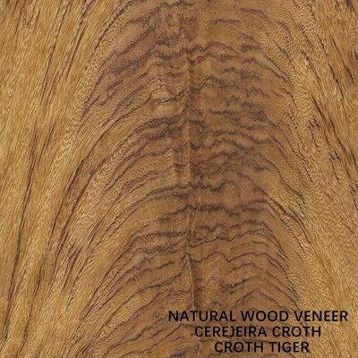 De Natuurlijke Cherry Crotch Veneer Specially Tiger Korrel van Amerika voor Hoteldecoratie