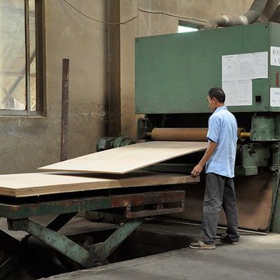 Buitensporige Gebaseerde MDF van de Hickory Tweekleurige Kroon Korrel/Comités 2440x1220mm van het Spaanplaatvernisje