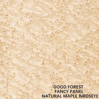 Fancy Natural Maple Birds Eye Plywood Hotel Decoratie Op maat gemaakte service Verlengde grootte