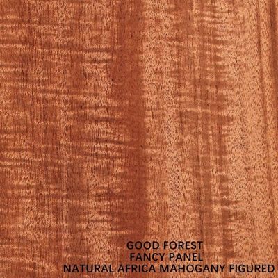 Natuurlijke mahoniehoutfineer Fancy multiplexplaat Mdf figuurvormige korrel 2745 mm lengte