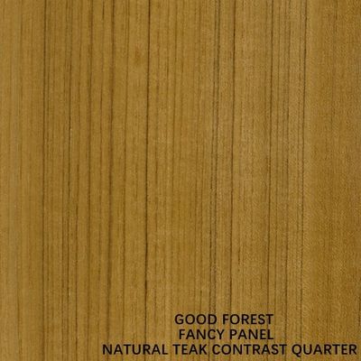 Fancy multiplex natuurlijk teak hout fineer contrast kwart graan verf gratis voor indoor decoratief bord