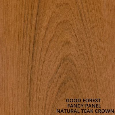 Natuurlijke Teak Kroon Hout Fineer Fancy Multiplex Board Mdf Spaanplaat Meubels Basisplaat 2440 2745mm Lengte