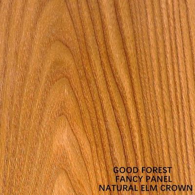 Fancy Natuurlijke Iep Kroon Hout Fineer Multiplex MDF Spaanplaat Standaard Maat 2440*1220mm Voor Deur En Meubels E1 E0 P1 P2