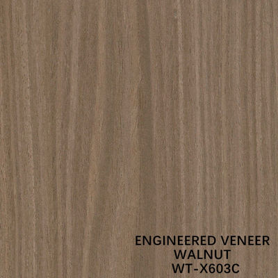 ISO Engineered Wood Fineer Crown Cut Bruine kleur voor deur- en kastgezicht