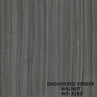 Door de mens gemaakt walnoothoutfineer Grijze kleur Rechte nerf 2500-3050 mm lengte