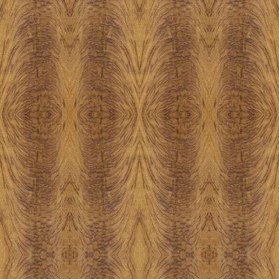 Speciaal Cerejeira Tiger Crotch Wood Veneer 2440x1220 2745mm voor Hotel