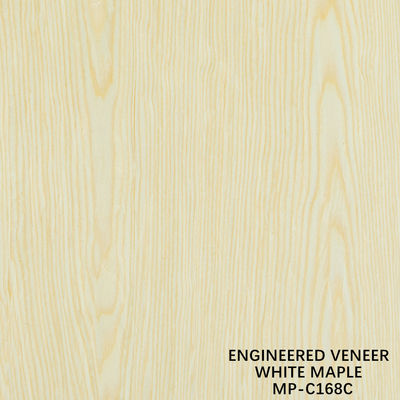 Witte esdoorn gereconstitueerd houten fineer 168S Crown Cut 0,15-0,55 mm