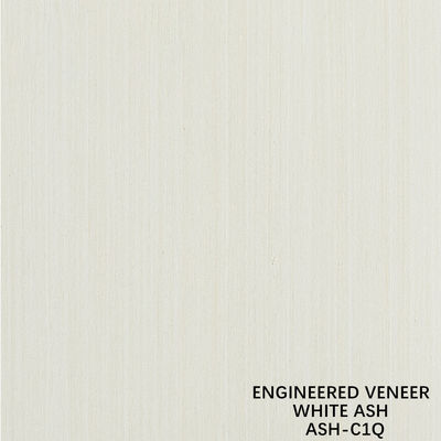Fancy Recombined Wood Veneer White Ash 1Q Straight Grain Quarter Cut