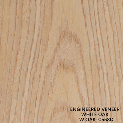 Witte eiken hout, plat gesneden, vernis, kroonkorrel 558C, voor hotelversiering