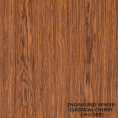 392C / 392S Recombineerde houten fineer donkerbruin voor vintage decoratie