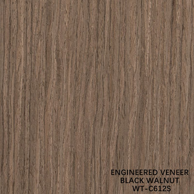 Fancy Recombined Wood Veneer Straight Walnut 612S/682S/803S Voor triplex 3100mm