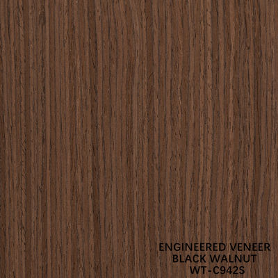 Ingenieur Walnoot hout veneer Vierden gesneden verticale graan 942s/943s Voor binnendeuren