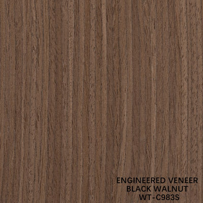 Ingenieur Walnoot hout veneer Vierden gesneden verticale graan 942s/943s Voor binnendeuren