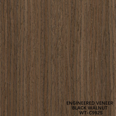 Ingenieur Walnoot hout veneer Vierden gesneden verticale graan 942s/943s Voor binnendeuren