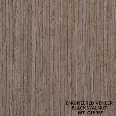3100 mm Verlengde grootte Walnoot hout veneer kwart gesneden rechte korrels voor deurhuid