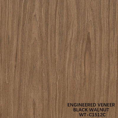 Kunstmatige natuurlijke houten fineer kroon gesneden walnoot Standard grootte 2500 * 640 Voor interieur decoratief bord
