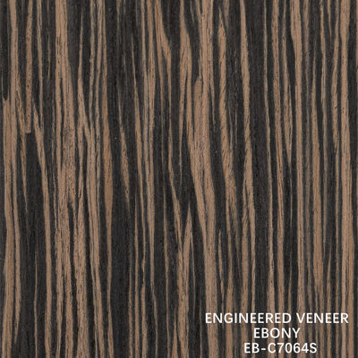 Fancy recombineerde ebony hout fineer kwart rechte graan gevlochten rug voor hotel en kast decoratie
