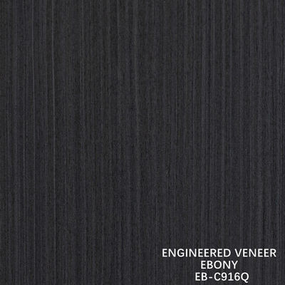 Bruin Ingenieur Hout Veneer kwart gesneden Ebony Veneer Fineline voor deuren en kasten gezicht
