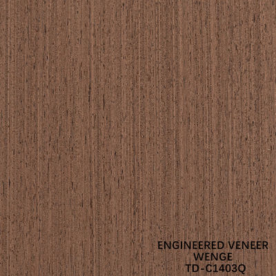 Ingenieur Hout Veneer Slice Cut Wenge Quarter Grain Goede prijs Voor Hotel Decoratie 3200mm