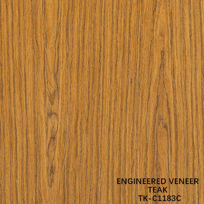 Fancy recombineerde teakhouten fineer lengte 2200mm aangepast voor auto interieur Yacat