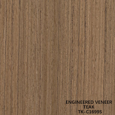 Fancy recombineerde teakhouten fineer lengte 2200mm aangepast voor auto interieur Yacat