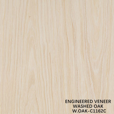 Door de mens vervaardigde gewassen eiken houten fineer 0,15-0,55 mm dikte op maat voor hotel en huis decoratie China Makes