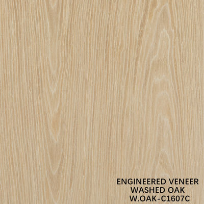Door de mens vervaardigde gewassen eiken houten fineer 0,15-0,55 mm dikte op maat voor hotel en huis decoratie China Makes