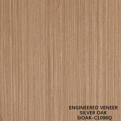 Ingenieur Hout Veneer kwart gesneden van zilveren eikenplaat Dikte 0,4 mm Voor Voor Kasten Gezicht