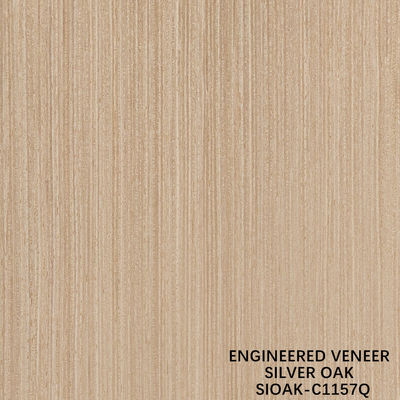 Ingenieur Hout Veneer kwart gesneden van zilveren eikenplaat Dikte 0,4 mm Voor Voor Kasten Gezicht