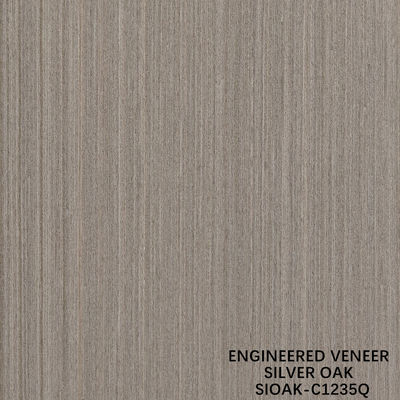 Ingenieur Hout Veneer kwart gesneden van zilveren eikenplaat Dikte 0,4 mm Voor Voor Kasten Gezicht