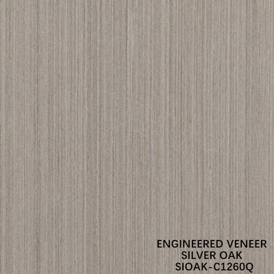 Ingenieur Hout Veneer kwart gesneden van zilveren eikenplaat Dikte 0,4 mm Voor Voor Kasten Gezicht