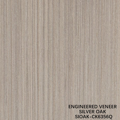 Kunstmatige houten fineer kwart gesneden van zilveren peer verlengde grootte 3200 mm voor deuren en kasten