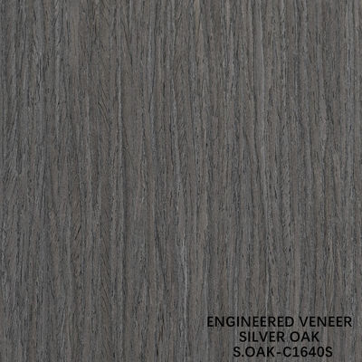 Fancy Engineered Wood Veneer Of Silver Oak Quarter Cut Voor Deur En Kas Gezicht Verlengd Grootte 3100mm