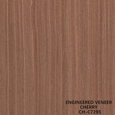 Cherry Wood Veneer Fancy Panels Rechte korrel 0,18-0,6 mm Dikte Op maat voor hoteldecoratie