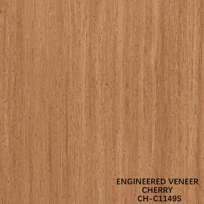 Cherry Wood Veneer Fancy Panels Rechte korrel 0,18-0,6 mm Dikte Op maat voor hoteldecoratie