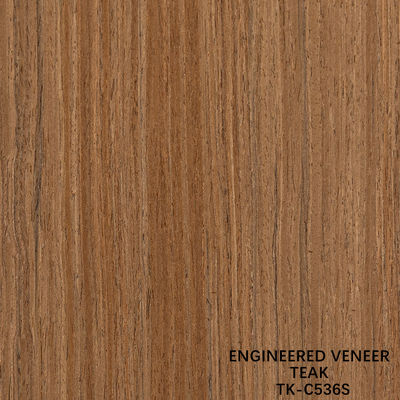 Recon Hout Veneer van Teak Slice Cut Techniques met rechte graan Voor Voor Door Gezicht Verlengd Grootte 2850mm
