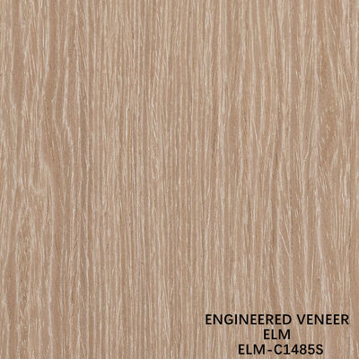 Gepersonaliseerde Recon Elm Hout Finer Rechte Snijding En Kroon Snijding Voor Kabinet Gezicht Van 2500 * 640 mm