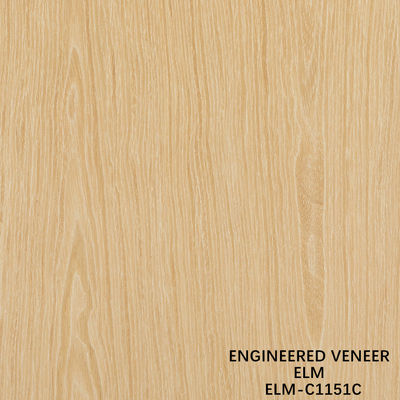 Gepersonaliseerde Recon Elm Hout Finer Rechte Snijding En Kroon Snijding Voor Kabinet Gezicht Van 2500 * 640 mm