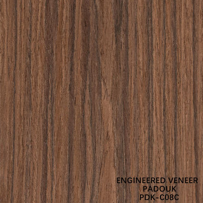 Fancy Engineered Wood Veneer Of Quandong Dikte 0.18-0.6mm Voor hotel decoratie Kan worden aangepast