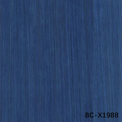 Hoogwaardige houten fineer Bule Classic BC-X1988 Rechte graan gekleurde kleur voor hoteldecoratie
