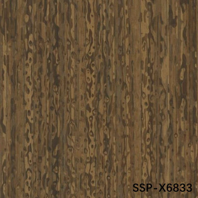 Smoking Sapele Pommele Engineered Oak Veneer Dikte 0,18-0,6 mm Voor wandpaneel