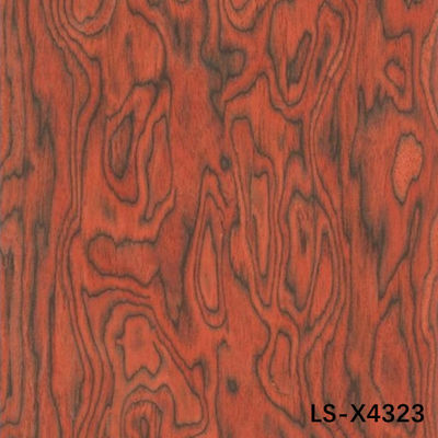 Rode kleur 2500-3100 mm kunstmatig houten fineer voor meubels