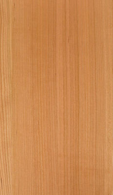Natural American Cherry Wood Veneer Plaat Slice Flat Cut 2200-3200mm Normale grootte Voor meubelversiering