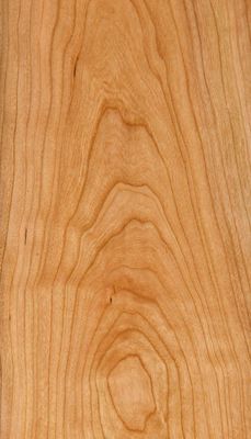 Natural American Cherry Wood Veneer Plaat Slice Flat Cut 2200-3200mm Normale grootte Voor meubelversiering