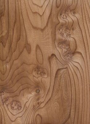 Massivhout Amerikaanse Elm Sheets Grade A voor Quarter Cut Crown Grain Natuurlijke kleur voor deurgevel 3200mm Up