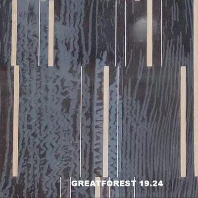 Artistiek Parket hout Veneer Symmetrische collage Geometrisch patroon Rijk aan kleur Houten schilderij 0,55 mm